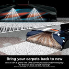 Shark CarpetXpert with Stain Striker, Upright Carpet, Area Rug & Upholstery Cleaner (Renewed) (Navy)