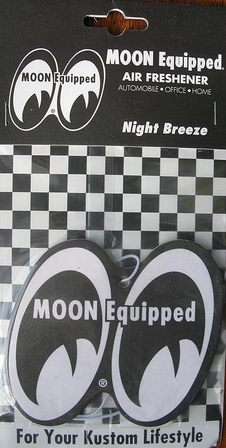Moon Equipped Air Freshener Custom Car Vintage Look