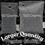 Charcoal odor absorber, Charcoal Air Purifying Bags, Odor Absorber, Air Purifying Bags for Home, Closet Air Freshener, Odor Eliminator for Car, Shoes & Gym bags. Premium Qulity and a Large Quantity.