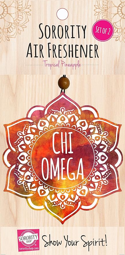 Chi Omega - Mandala Air Freshener - 2/Pack