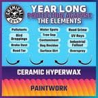 Chemical Guys HOL229 Ultimate Ceramic Coating Kit - HydroSlick HyperWax SiO2 Gel (16 fl oz) for Long-Lasting Shine & Protection, with 2 Premium Microfiber Applicators & 3 Workhorse Towels, (6 Items)
