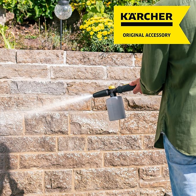 Kärcher FJ6 Foam Cannon for Karcher Electric Pressure Washers K1-K5 - Great for Cleaning Vehicles, Cars, Motorcycles, Bikes and More