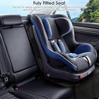 Sinvitron Car Seat Protector for Child Car Seat - Waterproof Non-Slip Leather Mat with 2 Mesh Pockets, Universal Seat Cover for Baby, Pets & Vehicles (1-Pack, Black)