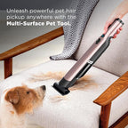 Shark WANDVAC Cordless Hand Vac, Lightweight, Portable at 1.4 lbs., Powerful Suction, Charging Dock, One-Touch Empty for Car & Home, Multi-Surface Pet Tool & Duster Crevice Tool, Rose Gold, WV201RGBRN