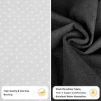 Waterproof Seat Cover Towel, 2PCS Premium Sweat Carseat Protector, Perfect for Universal Anti-Slip Car Truck SUV Seat, Great for Surfing Yoga Gym Workout, Black