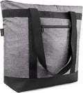 BeeGreen Insulated Cooler Bag with Handles Oversized Sturdy Leakproof Freezer Shopping Tote for Groceries Heavy Duty Thermal Food Delivery Bag Charcoal