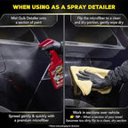 Meguiar's Quik Detailer, Mist & Wipe Car Detailing Spray, Clear Light Contaminants and Boost Shine with a Quick Detailer Spray that Keeps Paint and Wax Looking Like New, 32 oz
