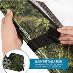 BDK Never Stop Exploring Front Windshield Sunshade Accordion Folding Style Auto Shade for Car Truck SUV Van Blocks UV Rays Sun Visor Protector Easy Setup Keeps Your Vehicle Cool - 58 x 27 inches