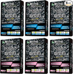 Treefrog Xtreme Fresh Charcoal Black Squash x3, White Peach Scent x3 Air Freshener, Deodorizer and Neutralizer air, Special Bundle Mixed Pack, Black Bamboo Charcoal, Large Size 200g.