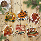 Cute Car Air Freshener, Scented Car Hanging Ornament&Superbowl Decoration,Football Game Day Decor,Gift Set for Exchange