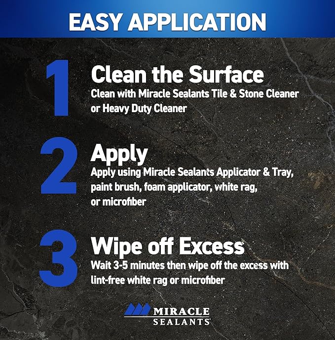 Miracle Sealants 511 Anti-Slip Treatment for Tile and Stone Floors, Showers, Pool Decks, Quart
