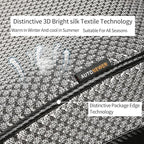 Auto Newer Luxury Breathable Rear Bench Car Seat Cover Fit Four Seasons, Back Seat Protector，Universal Rear of Car Seat Cushions,Universal Fit for 95% Cars,SUV,Pickup,Van（Rear Seat,Grey