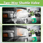M MINGLE Dual Lance Pressure Washer Wand for Foam Cannon, Dual-Connector Power Washer Wand with 5 Pressure Washer Nozzle Tips, 5000 PSI