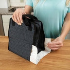 Dr. Brown’s Fold & Freeze Bottle Tote, Breastfeeding Essential Cooler Bag, 6 Baby Bottles Milk Storage - Black