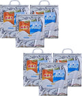Superio Hot and Cold Insulated Bags for Food Delivery, Grocery Shopping Bags, Food Storage for Hot and Frozen Food for Travel, Disposable Cooler Bag, Reinforced Thermal Lunch Bag (6, 12"x13.5")