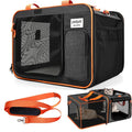 20 x 14 x 14 inches Expandable pet Carrier for 1 Large cat Under 25 lbs,2 Medium Cats 20 lbs+,cat Crate/Bag for Short Trip/Long Distance car Travel