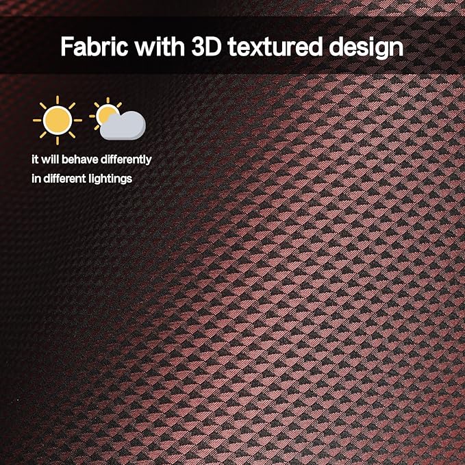 coverdream Rav4 Seat Covers Custom Fit for 2019-2024 2025 Toyota Rav4 LE,XLE,XLE Premium,Limited,Full Coverage Polyester Car Seat Protector(Full Set,Black & Wine)