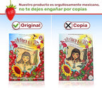 3pcs La Chica Fresita Car Air Freshener - 4 Weeks Long-lasting Strawberry Scent - The Must-have Rear View Mirror Hanging Accesory for Trucks and Vans - Strong & Proudly Mexican Automotive Fragrance