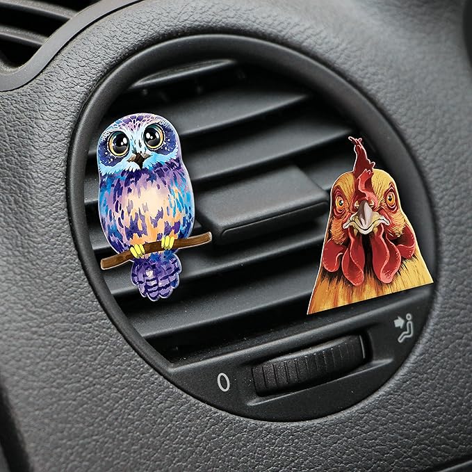 WIRESTER Fresh Scented Car Air Freshener Vent Clip, Decorative Accessories, Interior Decoration for Cars