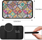 Geometric Mandala Universal Armrest Cover Pad, Car Center Console Cushion Pad, Protect from Pet Claws, Dirt, and Sticky Fingers, Comfortable Car Decor Accessories Fit for Most Cars, Vehicles, SUVs