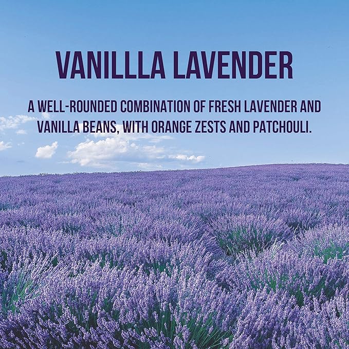 Arotags Wooden Car Air Freshener - Long Lasting Vanilla Lavender Scent Diffuses for 365+ Days - Includes Live Life Hanging Mirror Diffuser and Fragrance Oil - 100% American Made