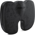 FORTEM Seat Cushion, Office Chair Cushion, Desk Chair Memory Foam, Sciatica Coccyx Tailbone Pain Relief, Pressure Relief, Sitting Pad, for Long Gaming & Sitting, Washable Cover, Non Slip, XL