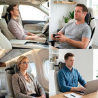Goodyear Car Neck Pillow, Soft Memory Foam Headrest Pillow for Driving, Ergonomic Car Seat Headrest Cushion with Adjustable Strap, Breathable & Removable Cover, Neck Pain Relief, Black