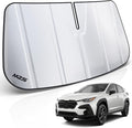 MZS Windshield Sun Shade Compatible with Crosstrek 2024-2026 / Impreza 2024-2026, Foldable Car Sun Shade Shield with Storage Pouch, Front Window Visor Sunshade Accessories for Interior Protector