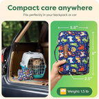 KeepGoing Pet First Aid Kit for Dogs & Cats – Emergency Kit for Travel, Car & Camping – Pet Essentials & Supplies – Dog & Cat Travel Accessories