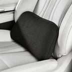 Big Hippo Lumbar Support Pillow for Car & Office Chair - Memory Foam Back Cushion for Lower Back Pain Relief, Ergonomic Back Support with Breathable Cover for Home, Truck, Wheelchair
