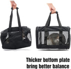 FluffyDream Pet Travel Carrier Soft Sided Portable Bag for Cats, Small Dogs, Kittens or Puppies, Collapsible, Durable, Airline Approved, Travel Friendly, Carry Your Pet with You Safely and Comfortably