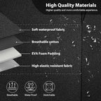 CAR PASS Neoprene Waterproof Seat Covers, Universal Fit Black Full Sets, Protective Interior Covers for Auto SUV, Vans, Sedans, Trucks