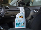 Meguiar's Carpet and Cloth Re-Fresher Odor Eliminator Spray, Car Air Freshener, Fights Odors and Freshens Fabrics in your Car, Easy to Use Trigger Spray, 24 Oz