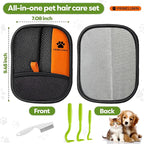 Pet Hair Remover Glove for Dogs & Cats – Upgraded Electrostatic Reusable Pet Hair Removal Mitt & Fur Remover Tool for Couch, Furniture, Sofa, Carpet, Car Seats & Clothes
