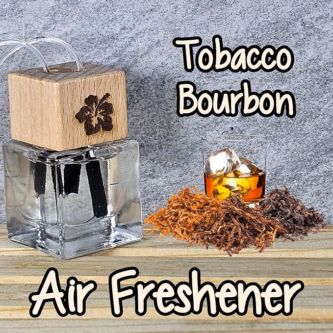 Tobacco Bourbon Car Air Freshener