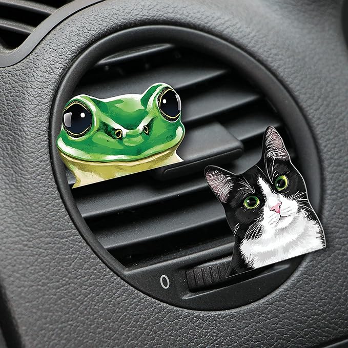 WIRESTER Fresh Scented Car Air Freshener Vent Clip, Decorative Accessories, Interior Decoration for Cars