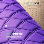 FH Group Car Seat Cover Cushion - Cars Trucks SUV, Neosupreme Car Seat Cushions, Waterproof Car Seat Cover Cushion, Universal Fit Car Seat Protector Rear Set Purple