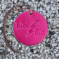 Air Flair | Leather Car Air Freshener | Ride or Die (Fuchsia, 2) Warm Vanilla Sugar Scent