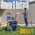 Westinghouse WPX3000 Gas Pressure Washer, 3000 PSI and 2.3 GPM, Spray Gun and Wand, 4 Nozzle Set, for Cars/Fences/Driveways/Homes/Patios/Furniture