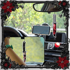 Faccito 12 Pcs Gothic Car Air Fresheners Horror Movie Freshener Gifts Hanging Ornament Scents Knife Classic Character Accessory for Men Women Lover
