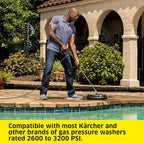 Kärcher Pressure Washer Surface Cleaner 15", Quick Connect, 2600-3200 PSI, Ideal for Driveways, Patios, Decks, Sidewalks