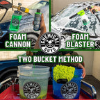 Chemical Guys Car Wash Soap for Foam Cannon or Bucket, Honeydew Snow Foam Car Wash Soap for Trucks, Motorcycles, RVs & More, Super Suds, Honeydew Scent - 64 oz (Half Gallon)