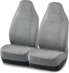 Road Comforts Car Seat Covers for Front Seat, High Back Heavy Duty Breathable Flax Seat Protector, Airbag, Not Seat Belt Compatible, Washable Seat Cover Fits for Most Cars, Trucks, SUVs, Vans