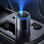 Ceeniu Smart Car Air Freshener, Enlarged Spray Nozzle, Advanced Ultrasonic Diffuser CF12 Pro, Auto On/Off, Adjustable Mode, 60-Day Powerful Battery, Ambient Light, Luxury Cologne Scent, Lasts 4 Months