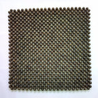 Natural Wood Beaded Seat Cover Pad Mat Comfy Cool Summer Massage Seat Cushion (Square Large) for Truck,RV,Pickup,Big Office Chair only