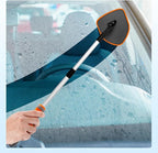 XINDELL Windshield Cleaning Tool, Interior & Inside Car Windshield Cleaner with Microfiber Pads, Extendable Handle & 360° Rotating Head, Streak-Free Glass Cleaning Kit for Cars Trucks