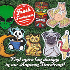Fresh Fresheners Cute Funny Car Air Fresheners Scented With Premium Oils 4-pack (Bullet Lips)