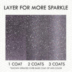 Rust-Oleum 342607-6PK Specialty Glitter Spray Paint, 10.25 oz, Purple Multi-Color, 6 Pack