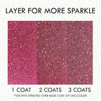 Rust-Oleum 301818 Specialty Glitter Spray Paint, 10.25 oz, Bright Pink