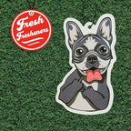 Dog Car Air Freshener 4 Pack French Bulldog Scented With Premium Oils By Fresh Fresheners